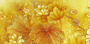 The collection value of gold leaf painting